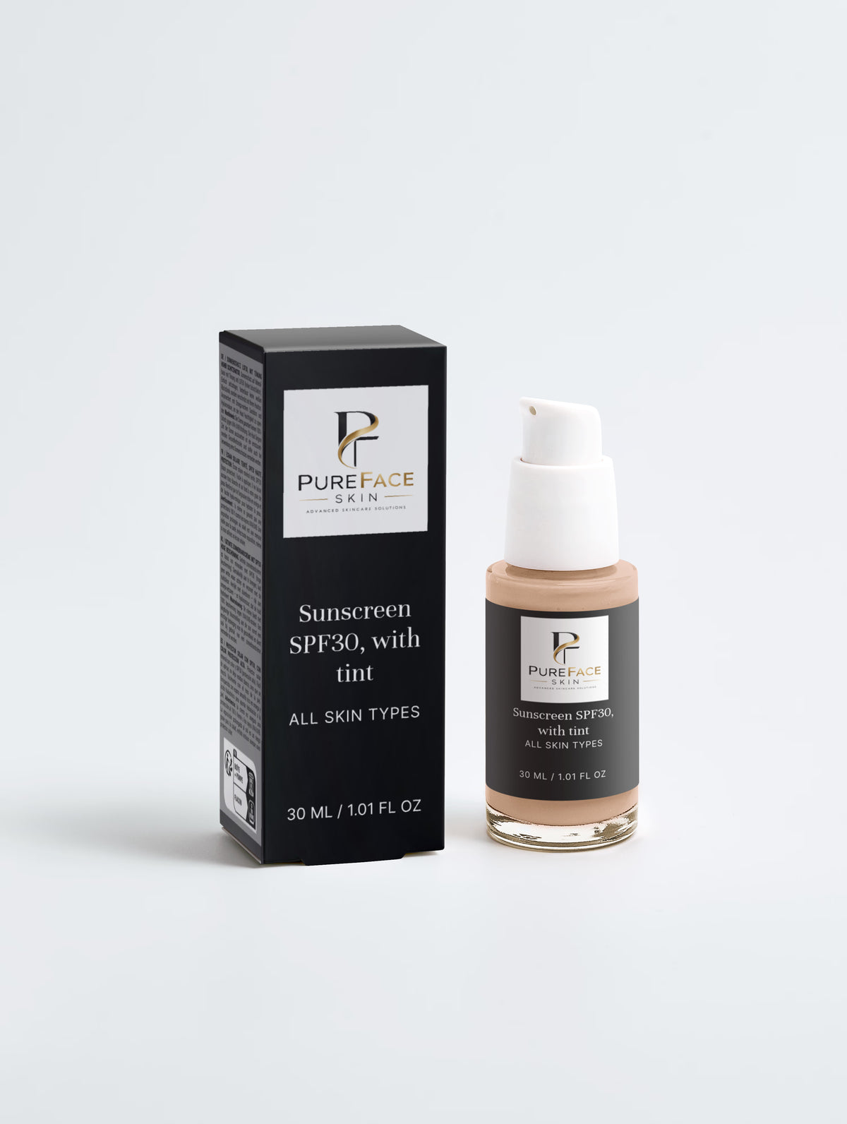 Sunscreen SPF30, with tint