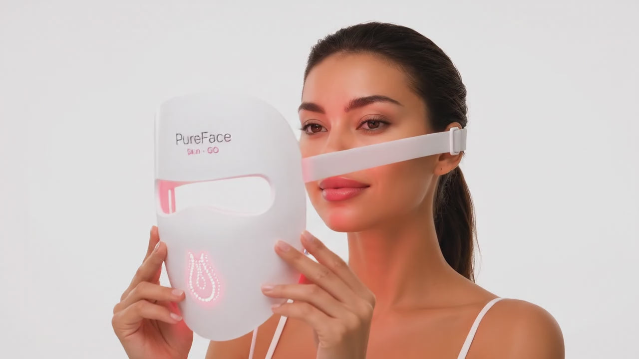 PureFace Skin GO – 4D LED Light Therapy Face Mask
